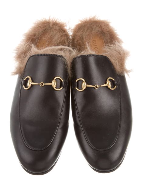 gucci princetoen|Gucci princetown fur sale.